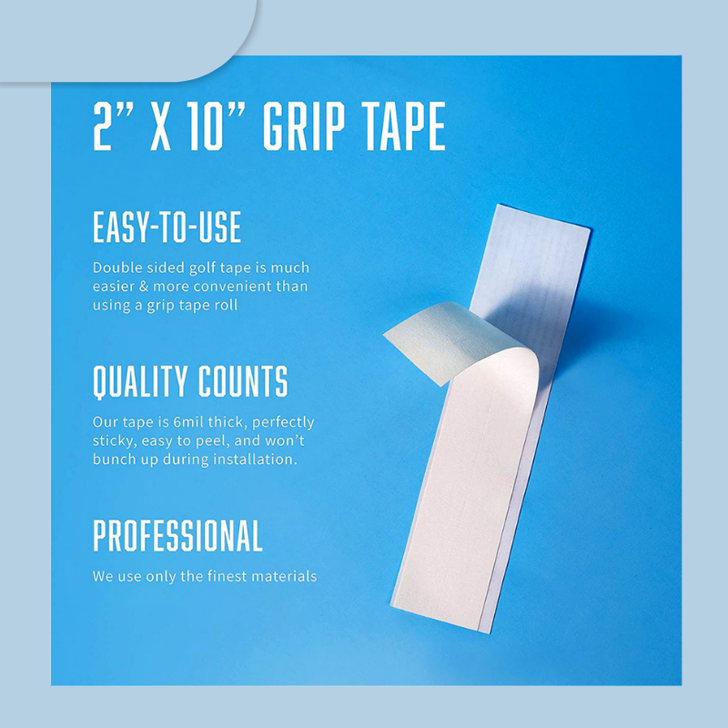 Golf Grip Tape Roll Solvent Activated Double Sided Adhesive Strips