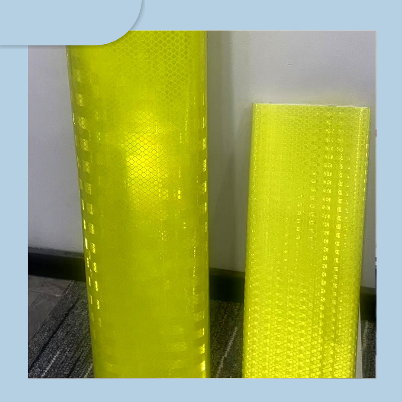 Color Lattice Prismatic High-Impact Strong-Adhesion PVC Reflective Film for Snow Shovel Handle