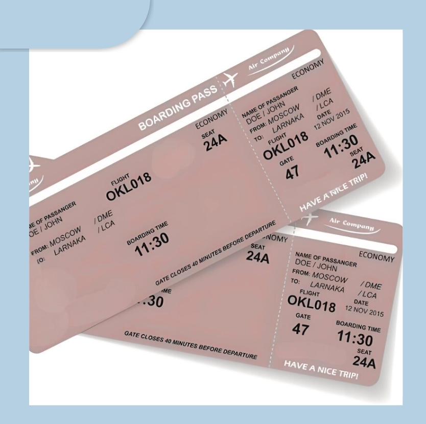  International Travel Air Plane Airline Boarding Pass Cheap Flight Tickets Booking