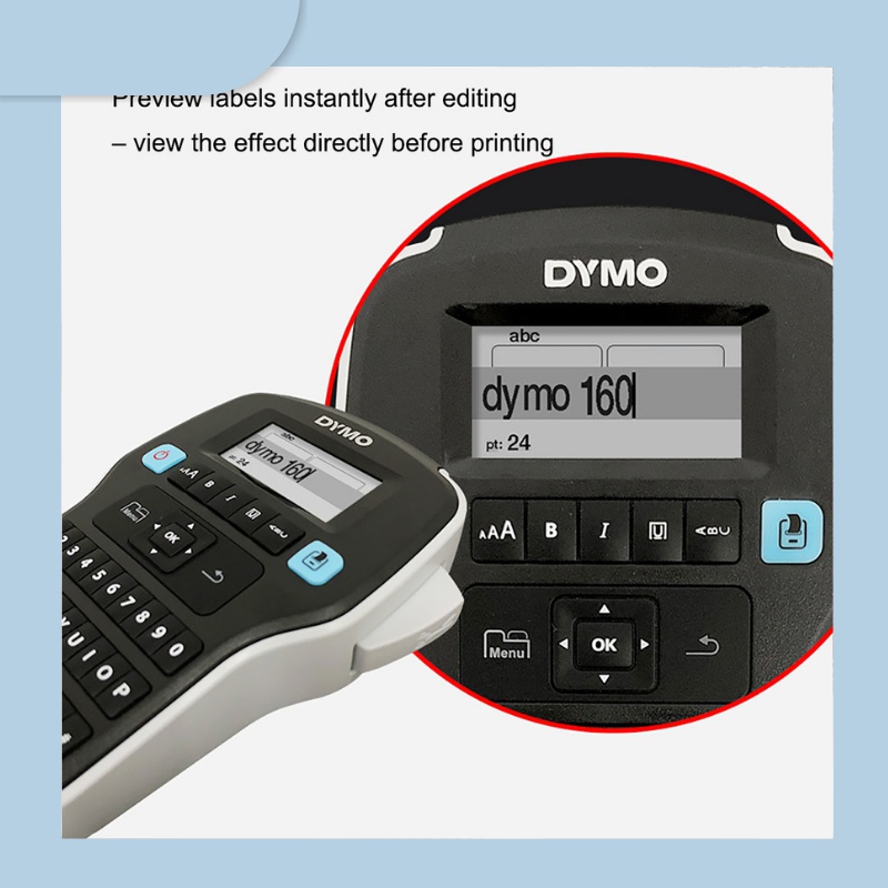 Custom Easy-to-use Adhesive Label Printer Durable DYMO LM-160 for Cables Markers