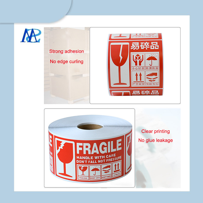 3x2 Inch Handle With Care 500 Fragile Stickers For Shipping Moving Glass Permanent Adhesive Fragile Labels