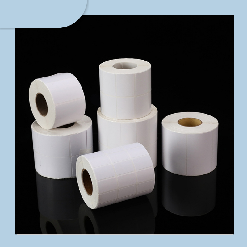 Customizable Premium Copperplate Label Paper Printable Adhesive Copper Coated Shipping Label Rolls for Packaging & Crafts