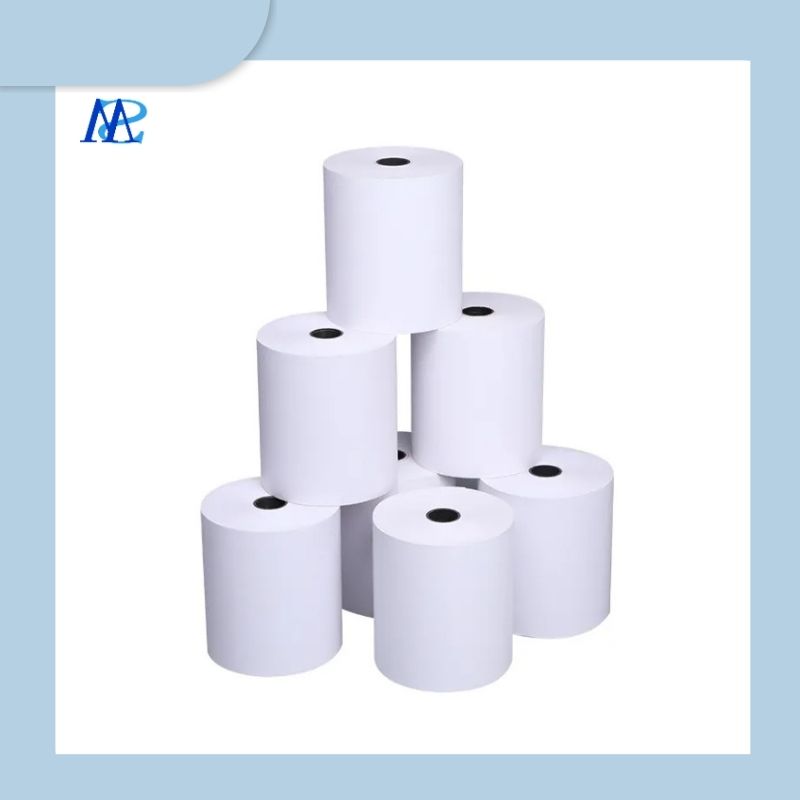 Popular Size Custom Recyclable Printed BPA Free 80x80 Cash Register Paper Buy Thermal Paper Roll
