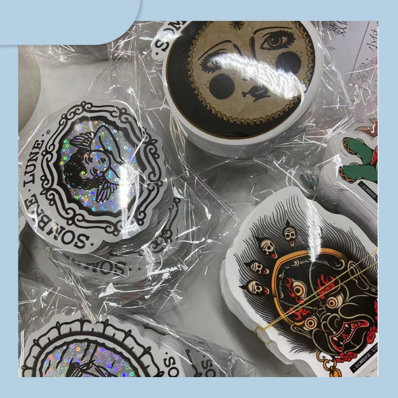 Custom Design Personalized Logo Self Adhesive Waterproof Vinyl PVC Cartoon Die Cut Sticker
