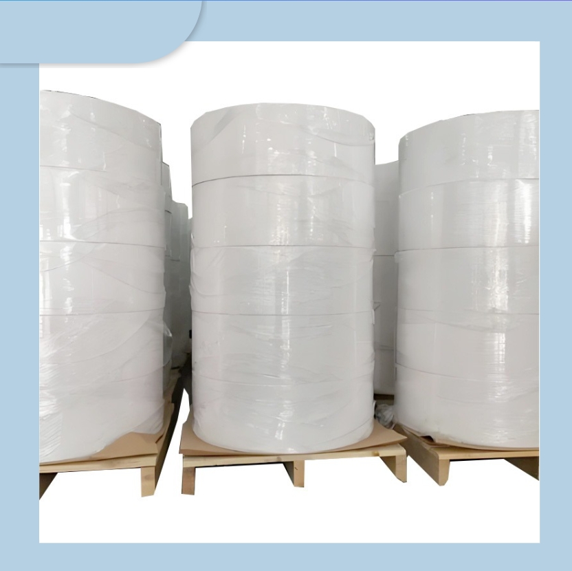 Custom Glossy White Self Adhesive BOPP Jumbo Rolls for Self Adhesive Label