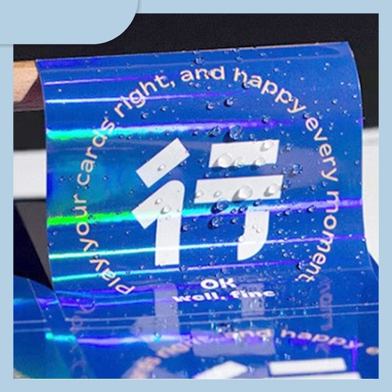 Customized Printing Water Proof Die Cut Logo Vinyl Sticker Label Adhesive PVC Label Stickers