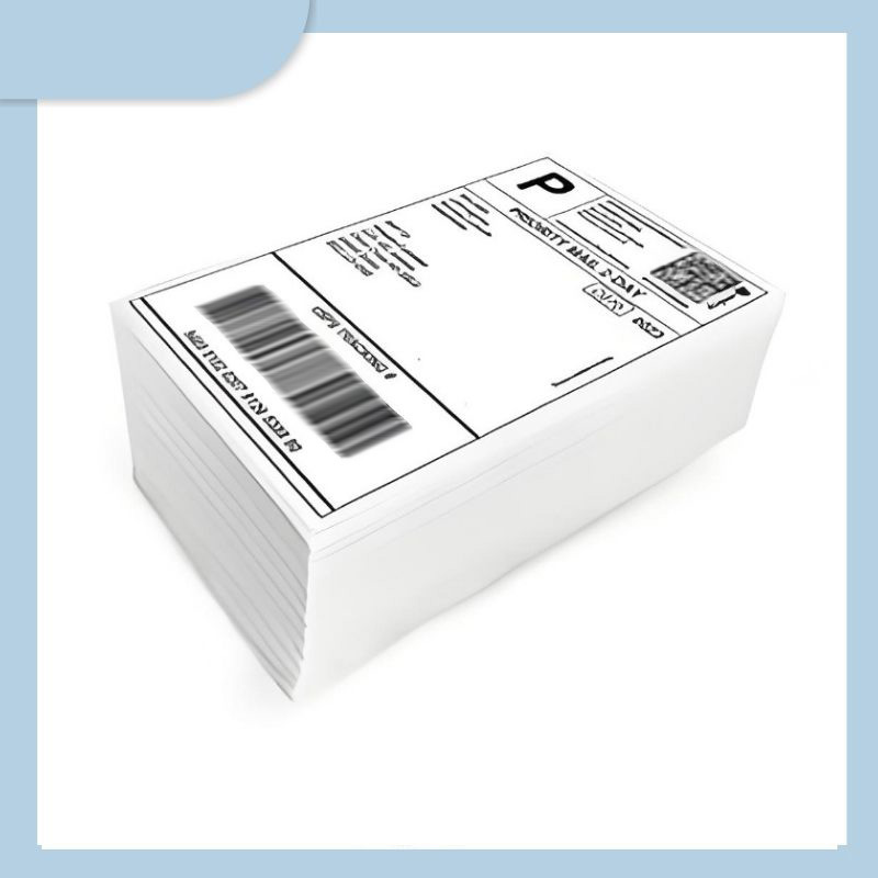4X6 Waterproof Direct Thermal Packaging Labels 500pcs Shipping Label Paper for Thermal Printer