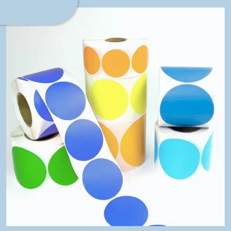 Custom Logo Design Durable Vinyl Adhesive Sticker Roll Waterproof Oil Proof Printed Labels Tape 