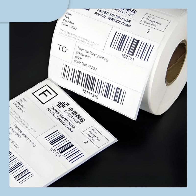 Direct Thermal Label China Factory Manufacturer Offering Various Adhesive Materials