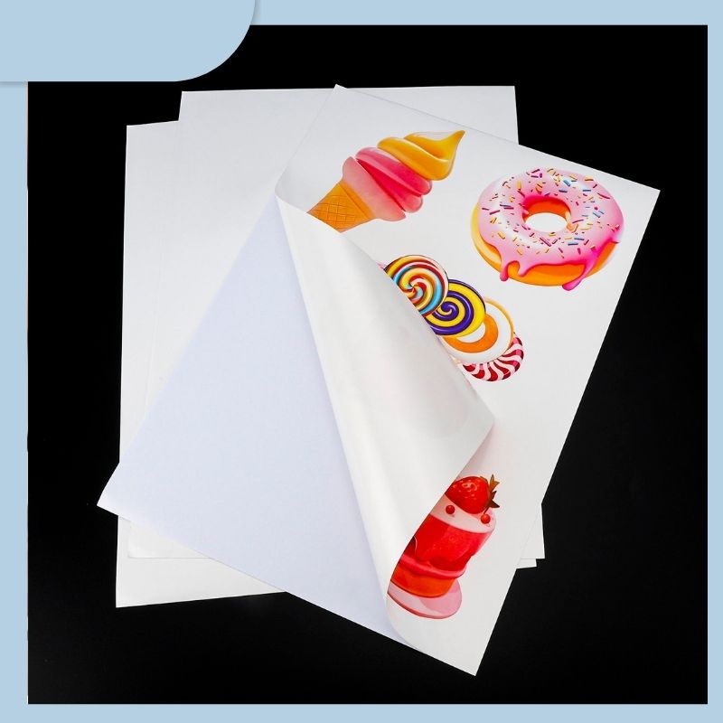 Inkjet Laser Printer PP Waterproof Self-adhesive Glossy Matte Vinyl Label Sticker Paper Sheet