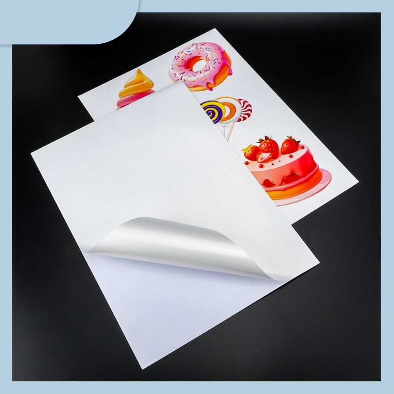 SM Waterproof Vinyl Sticker Paper Laser Printers PP PET Synthetic Paper A4 A3 300gsm