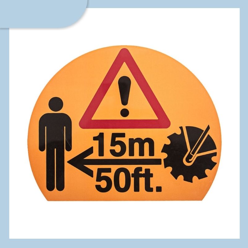 Outdoor Warning Label Stickers Self-adhesive PVC PET Vinyl Sticker