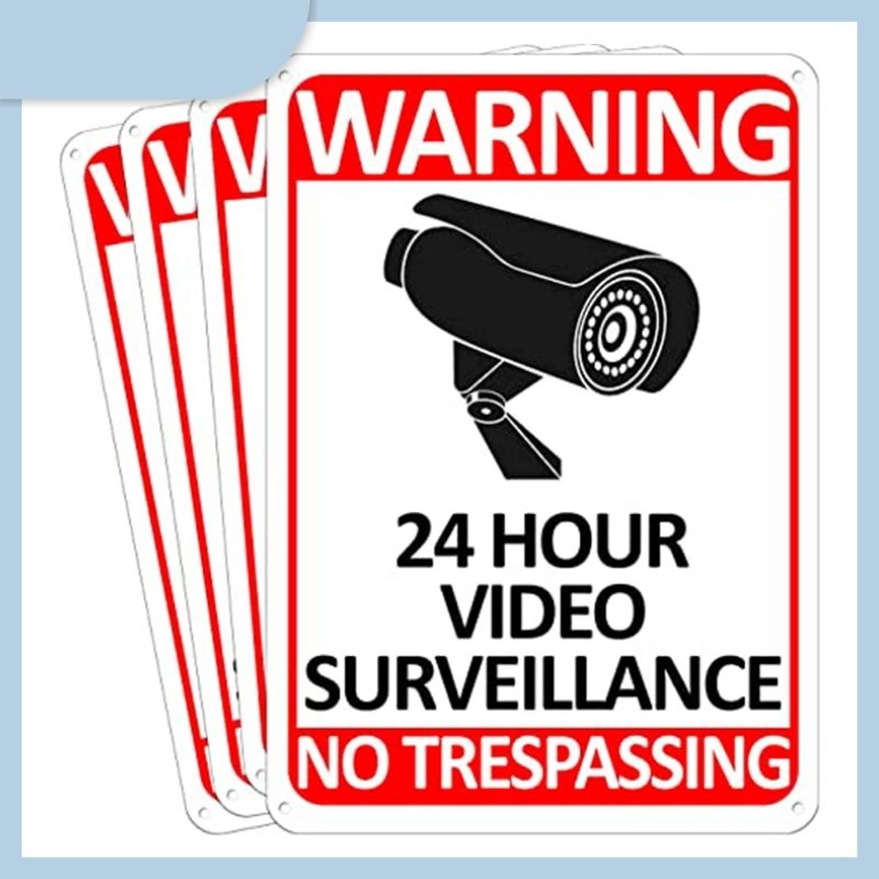 Manufacture Custom Weather Scratch Water & Fade Resistance Indoor & Outdoor No Trespassing Warning Labels