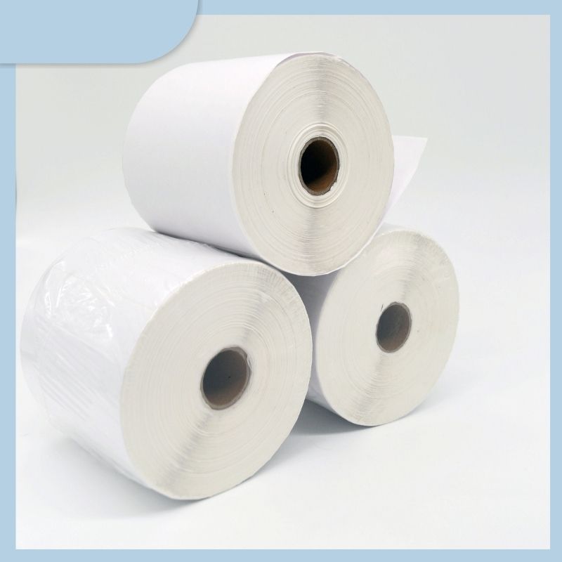 Factory Price Custom 1744907 4x6 White Direct Thermal Blank Self Adhesive Shipping Sticker Labels