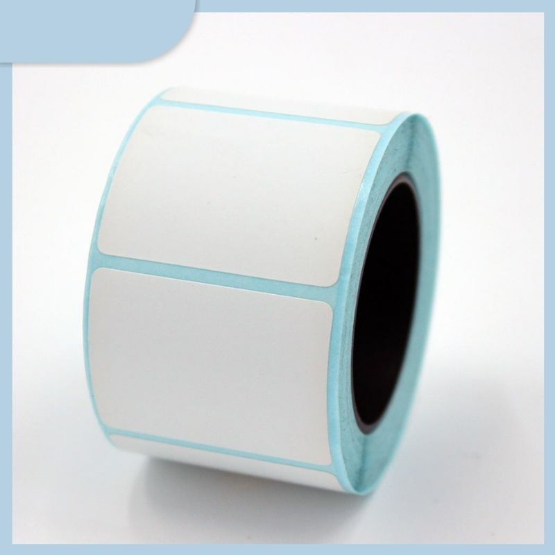  Wholesale 50mmx40mm White Blank Printing Direct Thermal Label Sticker Roll 