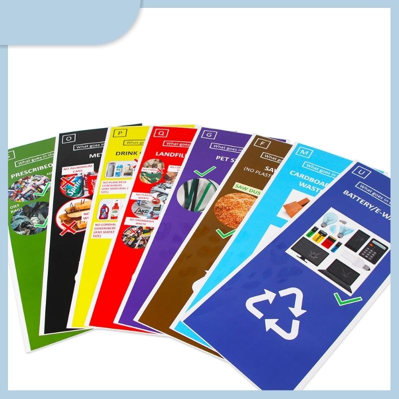 Custom Waterproof Self Adhesive Brand Logo Sticker Vinyl Printing Outdoor Labels