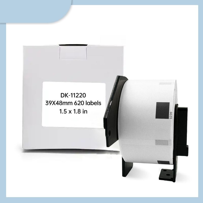Factory Wholesale Brother DK-11220 DK11220 Dk1220 39mmx48mm*620pcs Compatible Thermal Labels