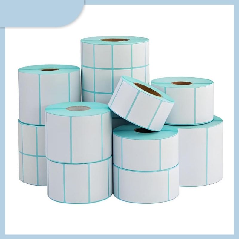 4x6 Recyclable Self Adhesive Direct Thermal Paper Labels Custom 100mm*150mm Shipping Label Sticker