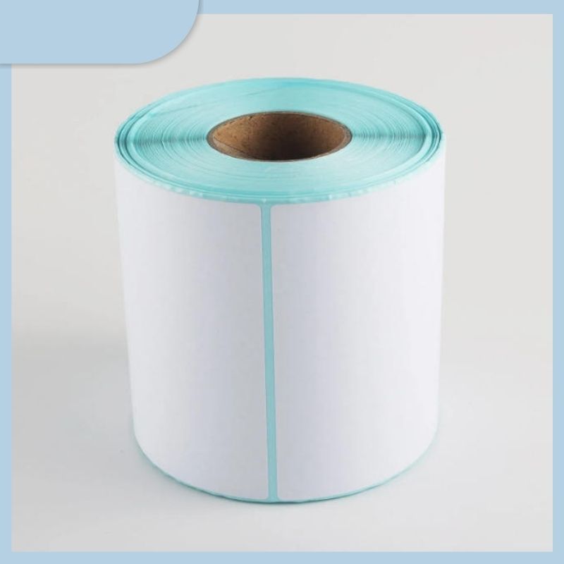 4x6 Waterproof Roll A6 Waybill Printing Adhesive Thermal Paper Labels 100x150 White Shipping Sticker