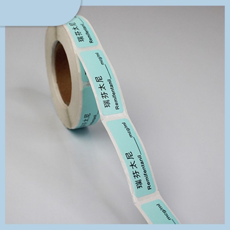 Wholesale Printing Waterproof Glossy Adhesive Labels for Medicine Pill Bottle Packaging