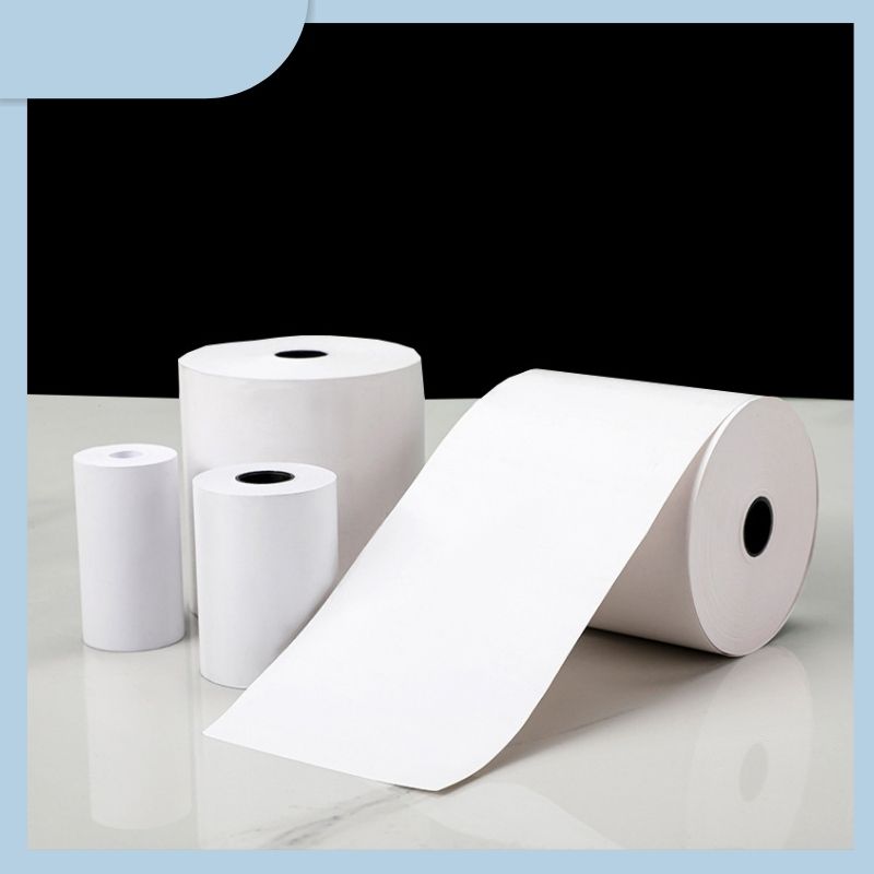 Supermarkets Thermal Cashier Receipt Paper Kitchen Order Printing Paper Roll 80x80 57x50 58mm