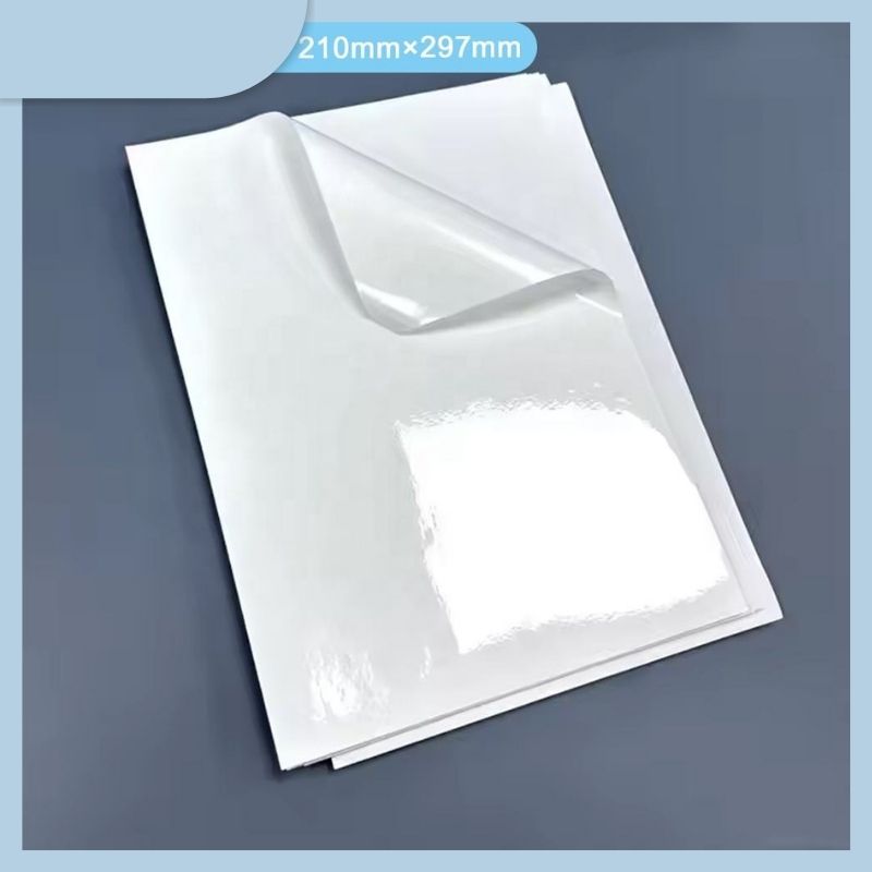 Glossy Waterproof A4 Vinyl Sticker Paper 210mm*297mm Self Adhesive Labels for Inkjet Laser Printer