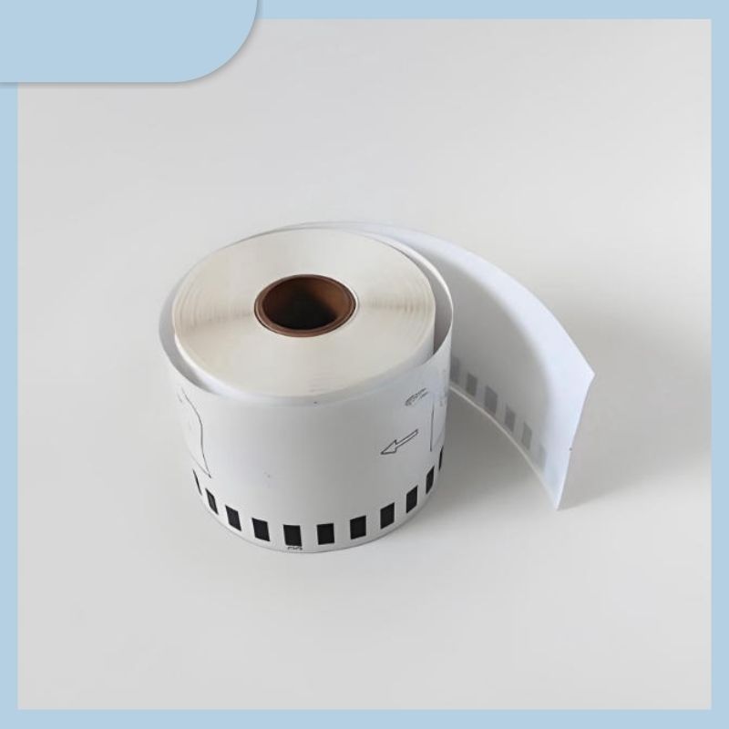  Compatible DK-11201 dk1201 Black on White Self Adhesive Thermal Label Paper Rolls Factory Wholesale