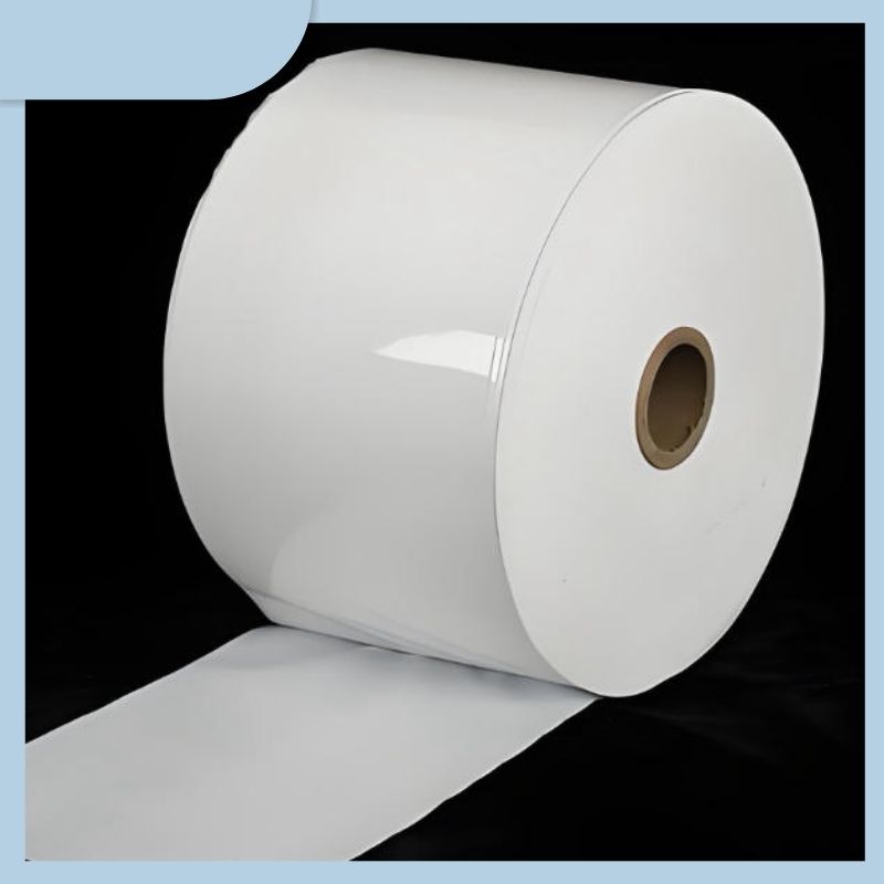 75um Synthetic PP Direct Thermal BOPP Label Film Termico Directo Adhesive Paper