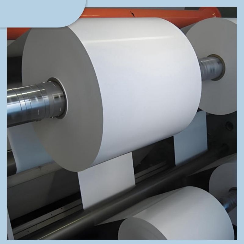 Custom Printable Waterproof Glossy Adhesive Label Material Jumbo Roll Factory Wholesale in China